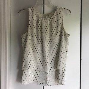 J Crew Tiered Blouse